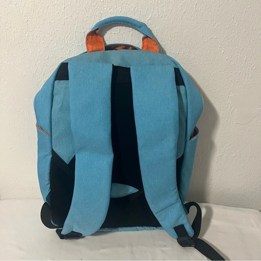 KINGSLONG Business Durable Linen Laptop Backpack Large Capacity Shoulder Strap